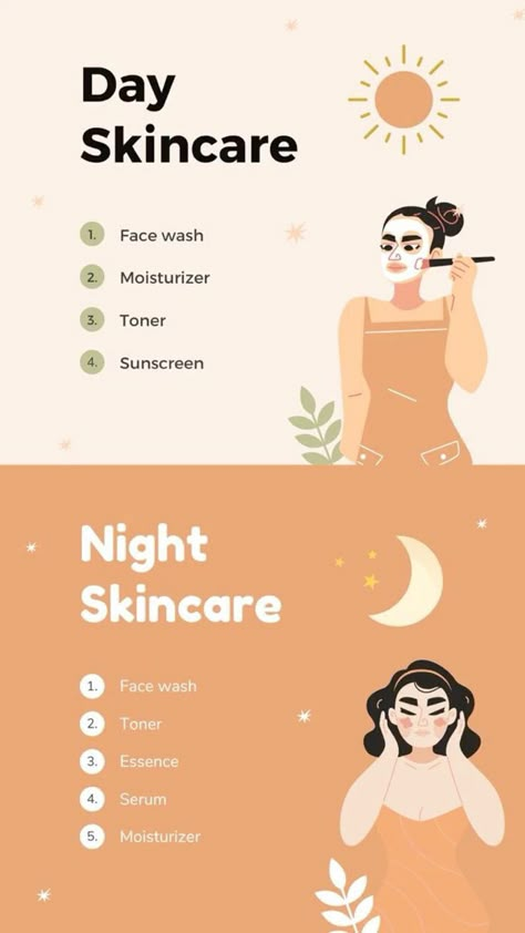 Beginner Skin Care Routine, Skin Care Basics, Face Skin Care Routine, Skin Care Routine Order, Diy Skin Care Routine, Marketing Brochure, Night Skin Care Routine, Skin Care Tutorial, Basic Skin Care Routine