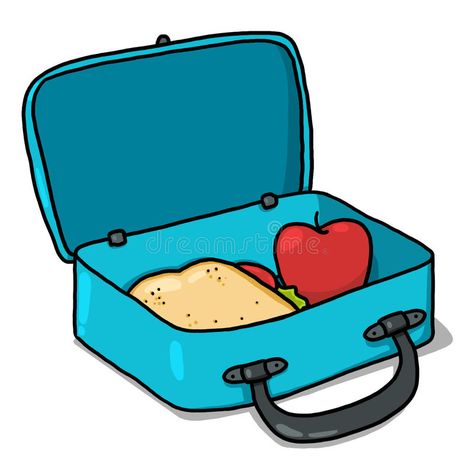 Lunch box illustration. Open lunch box cartoon; Isolated lunch box with sandwich #Sponsored , #Affiliate, #AD, #box, #Open, #Isolated, #illustration Lunch Box Illustration, Lunch Box Drawing, Free Printable Lunch Box Notes, Suitcase Clipart, Box Drawing, Box Illustration, Printable Lunch Box Notes, Modern Graphic Art, Lunch Box Notes