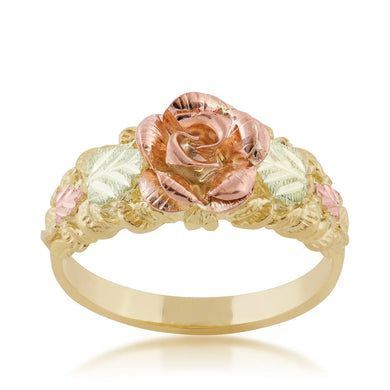 Intricate Ring Designs, Gold Rose Ring, Classy Ring, Black Hills Gold Rings, Black Hills Gold Jewelry, Gold Items, Hand Rings, All Pink, Rose Leaves