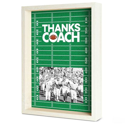 PRICES MAY VARY. LEAVE YOUR MARK! This football coach frame is the perfect gift for the awesome football coach in your life! This popular football design features a smooth glass front so your team can sign their names and leave personal messages for your coach. PERFECT FOR HOME AND OFFICE! The vertical orientation of the frame is fitted with an easel so that it can be displayed on a tabletop or shelf. Each frame also features a hanging back so that it can be displayed on the wall of your coach’s Football Gifts For Players, Senior Football Gifts, Football Frame, Resin Texture, Homecoming 2023, Coaches Gifts, Personalized Football Gifts, Football Player Gifts, Sports Crafts