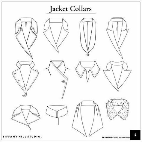 How To Draw Jackets Design Reference, How To Draw Jacket Collars, Collar Sketch Fashion Illustrations, Jacket Sketch Drawing Fashion, Collars Sketch, Women Collar Designs, Drawing Jackets Design Reference, Fashion Flats Template, Fashion Sketch Template Women