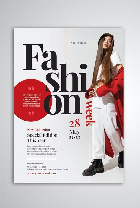 Cover Majalah Fashion, Fashion Design Poster Ideas, Fashion Magazine Cover Page, Magazine Cover Page Design Ideas, Creative Flyers Design, Fashion Magazine Layout Design Creative, Fashion Cover Page, Flayer Designs Ideas, Fashion Poster Design Graphics