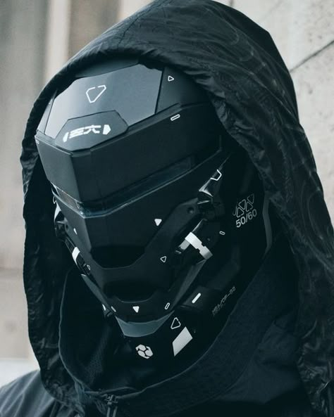 Star Wars Helmet Concept Art, Gas Mask Helmet, Machine 56 Helmet, High Tech Mask, Mask Designs Ideas, Futuristic Helmet Design Cyberpunk, Cyberpunk Helmet Concept Art, Techwear Helmet, Scifi Mask