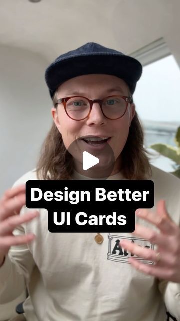 Zander Whitehurst | UX/UI on Instagram: "Design better UI Cards, Supafast! Today I’m gonna show you how with a few small tweaks you can go from a basic card to an awesome card. I hope this helps and if you wanna build your UI skills checkout my UI and Figma courses on Memorisely. Cheers for your support 🤙" Ui Cards Design, Zander Whitehurst, Cards Ui Design, Product Card Ui, Ui Card Design, Card Design Ui, Card Ui Design, Ui Ux Trends, Ui Cards