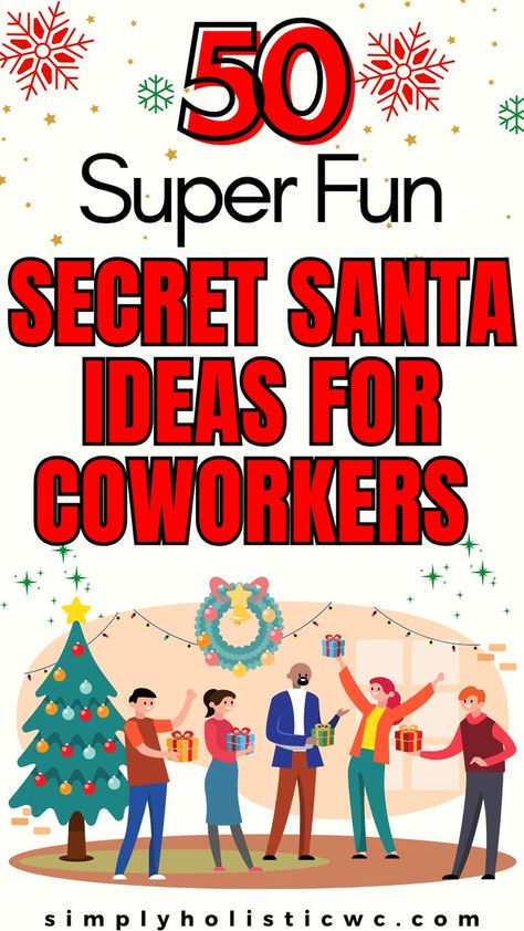 50 Fun Secret Santa Gift Ideas for Everyone. people at christmas Secret Santa With A Twist, Secret Elf Gift Ideas Work, Cozy Secret Santa Gifts, Secret Santa Candy Ideas, Secret Santa Small Gifts, Secret Santa Candle Gift Ideas, Secret Santa Homemade Gifts, Secret Santa Delivery Ideas, Secret Angel Gift Ideas