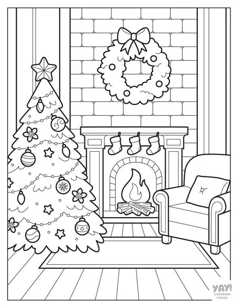 Printable Christmas Tree, Christmas Tree Coloring, Tree Coloring, Christmas Tree Coloring Page, Coloring Ideas, Free Christmas Printables, Colorful Christmas Tree, Printable Christmas, Winter Fun