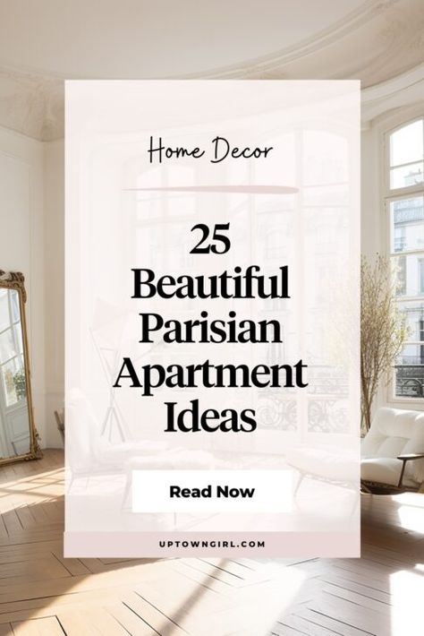 Looking to bring European elegance into your home? These 25 Parisian apartment inspiration ideas will give you all the inspiration you need. Modern Parisian Interior Design, Parisian Interior Style, Small Parisian Apartment, Modern Parisian Interior, Parisian Style Apartment, Paris Apartment Interiors, Parisian Style Home, Paris Apartment Decor, Parisian Bathroom