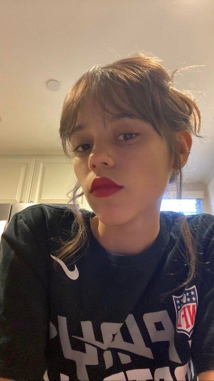 Jen Jen, Mia 3, Future Wife, Red Lipstick, Jena, Jenna Ortega, Insta Story, In Hollywood, American Actress