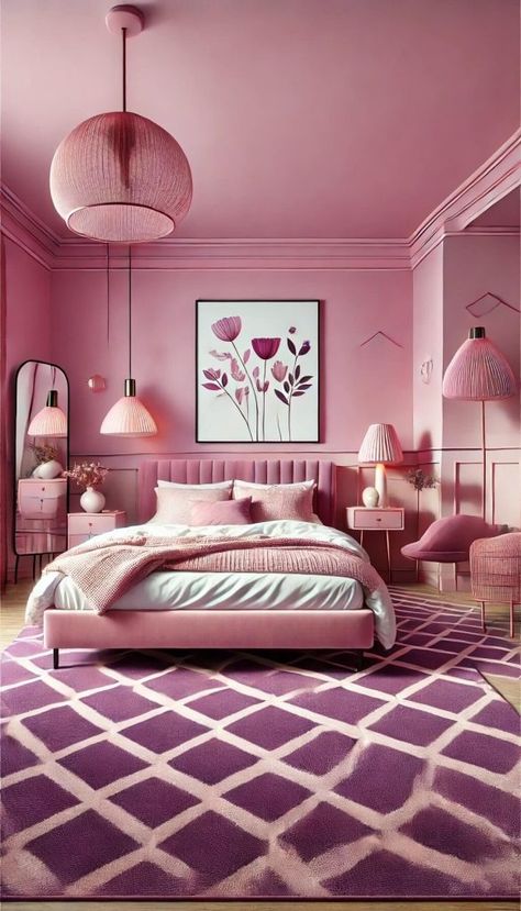 What Color Carpet Goes Well With Pink Walls? 15 Top Picks 32 Pink And Black Bedroom Ideas, Pink Bedroom Ideas For Adults, Pink And Black Bedroom, Taupe Bedroom Ideas, Dusky Pink Bedroom, Hot Pink Bedrooms, Bedroom Ideas For Adults, Light Pink Bedrooms, Dusty Pink Bedroom