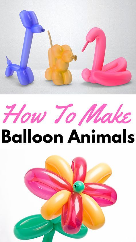 How To Make Animal Balloons, Diy Animal Balloons, How To Make A Balloon Animal Step By Step, Balloon Animal Tutorial Easy, Balloon Animal Instructions, Giraffe Balloon Animal, How To Make Balloon Animals Easy, Diy Balloon Twisting, Making Balloon Animals