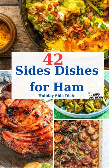 Looking for side dishes to complement your holiday ham? These easy side dishes are perfect for Christmas dinner, Easter dinner, or any festive occasion. From classic potatoes to fresh vegetables, these recipes will complete your meal. Save the recipe for later to enjoy these ham side dishes. Ham Dinner Side Dishes, Ham Sides, Ham Dinner Sides, Ham Side Dishes, Christmas Ham Dinner, Christmas Dinner Sides, Side Dishes For Ham, Ham Dinner, Roasted Ham