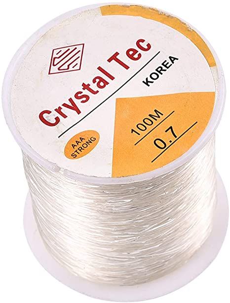 Amazon.com: OBSEDE 1 Roll/100m 0.7mm Elastic Stretch Crystal Thread Fishing Line Wire for Craft Bracelet Beads Branded Outfits, Elastic Thread, Earring Wires, Fishing Equipment, Beautiful Waterfalls, Fishing Line, 100m, Sewing Stores, Pantry