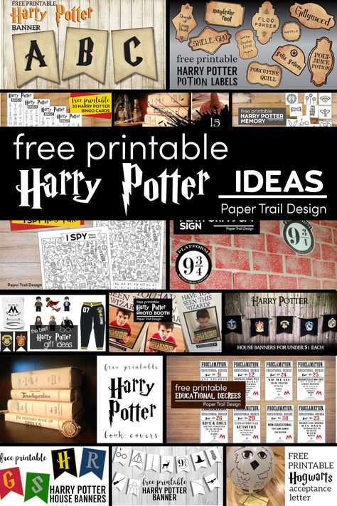 Hogwarts Express Printable, Harry Potter Have You Seen This Wizard Printable, Free Printable Harry Potter Banner, Harry Potter Party Decorations Diy Free Printables, Harry Potter Printables Free Birthday, Harry Potter Tags Free Printable, Harry Potter Downloads Free Printables, Harry Potter Easy Decorations, Daily Prophet Bulletin Board