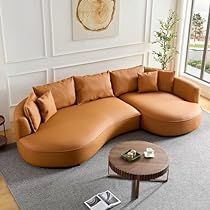 Leather Curved Sofa, Leather Chaise Sofa, Large Sectional Couch, Leather Sofa Couch, Couch For Living Room, Curved Sectional, Leather Chaise, Leather Sofa Set, Couch Set