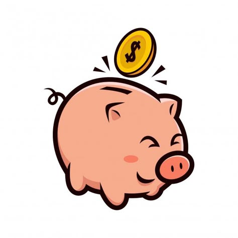 Happy Piggy Bank Mascot Design. Download thousands of free vectors on Freepik, the finder with more than a million free graphic resources Saving Money Drawing, Coins Drawing, Saving Illustration, Piggy Bank Drawing, Iphone Background Roses, Piggy Bank Design, Piggie Bank, Piggy Bank Illustration, Pig Bank