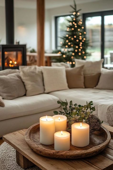 20 Minimalist Christmas Decor Ideas You’ll Love in 2024 11 Christmas Simple Table Decor, Simple And Elegant Christmas Decor, Minimalist Christmas Decorations, Christmas Decor Around Tv, Loft Christmas Decor, Japandi Christmas Decor, Christmas Minimalist Decor, Minimalistic Christmas Decor, Simple Christmas Table Decorations