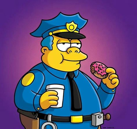 Cheif wiggum Chief Wiggum, Simpsons Tattoo, Ned Flanders, Simpson Wallpaper Iphone, Simpsons Drawings, Simpsons Characters, Simpsons Art, Bill Cosby, Cartoon Tv Shows