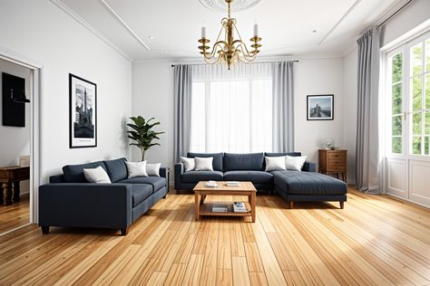 Idée déco : Salon chic au style français, parquet raffiné. 🛋️ #rénovation #designintérieur #homestaging #décoration #intérieurfrançais Style Français, Design