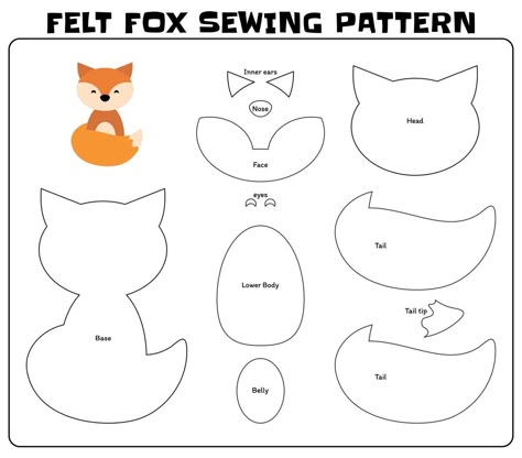 Add me on Snapchat! Username: ashleyann0607 https://snapchat.com/t/jvl8NLUY Forest Felt Animals, Felt Fox Ornament Pattern, Fox Ornament Pattern, Felt Woodland Animals Pattern, Fox Outline Simple, Felt Animals Patterns Free, Winter Fox Craft, Felt Woodland Animal Patterns Free Printables, Fox Applique Pattern Free