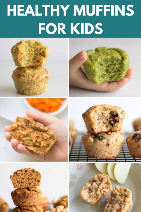 Healthy Muffins For Toddlers, Muffins For Toddlers, Healthy Toddler Muffins, Muffins For Kids, Kid Muffins, Healthy Muffins For Kids, Simple Baking Recipes, Toddler Muffins, Toddler Finger Foods