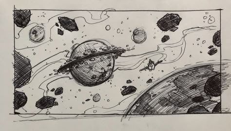 ‪Now some #exterior #space #scene #settings for this #scifi #story. As I do more #sketches my list keeps growing of things to #design 81/365 #sketch #galaxy #asteroids #planets #spaceship #spacecraft #spacetravel #mikephillipsart #sketchbook #ink #doodle #draw ‬ Out Of Space Drawing, Drawings Of Space And Planets, Exotic Drawing Sketch, Space Art Simple, Outer Space Drawing Ideas, Cool Space Drawings, Space Sketch Ideas, Drawing Space Ideas, Space Art Sketch