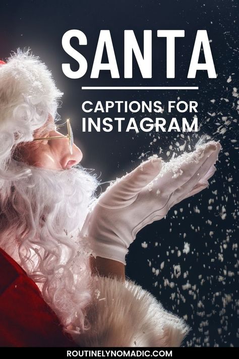 Santa Clause with words Santa captoins for Instagram Santa Captions For Instagram, Funny Santa Pictures, Santa Claus Quotes, Santa Aesthetic, Santa Clus, Funny Christmas Captions, Christmas Facts, Christmas Pictures Kids, Short Christmas Quotes