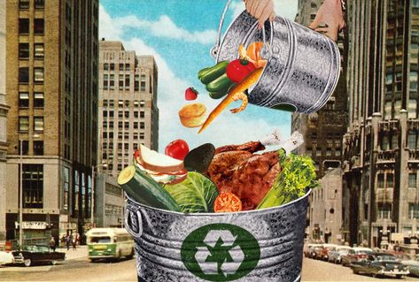 One Thing Your City Can Do: Reduce Food Waste - The New York Times Food Compost, Food Waste Management, Food Collage, Solid Waste, Architecture Concept Diagram, Green Tech, Concept Diagram, Climate Crisis, Architecture Concept