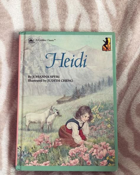 Heidi Book Cover, Heidi Aesthetic, House With Books, Heidi Johanna Spyri, Heidi Book, Born Book, Heidi Cartoon, You Again, Beauty Of Friendship