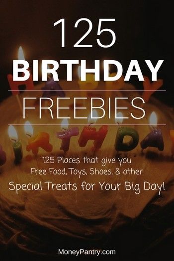 150 Places you can get awesome freebies on your birthday... What To Get For Free On Your Birthday, Free Birthday Stuff 2023, Places You Get Free Things On Your Birthday, Places To Get Free Food On Your Birthday, Birthday Deals Free Stuff, Stores That Give You Free Stuff On Your Birthday, Cheap Things To Do For Your Birthday, What Can You Get Free On Your Birthday, Places You Can Get Free Stuff On Your Birthday