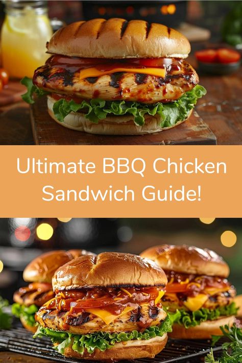 Discover the Secret to Quick BBQ Chicken Sandwiches for Busy Nights! Bbq Chicken Salad Sandwich, Quick Bbq Chicken, Chicken Breast Sandwich Recipes, Bbq Chicken Sandwich Recipes, Bbq Chicken Sandwiches, Chicken Breast Sandwich, Grilled Chicken Sandwich, Bbq Chicken Sandwich, Bbq Chicken Breast