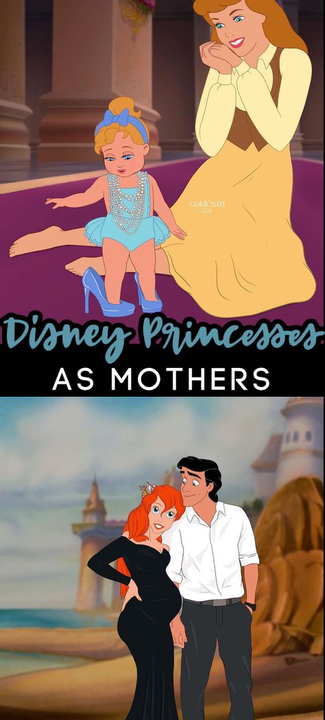 How Many Disney Princesses Are There, Clean Disney Humor, Disney Characters As Parents, Disney Princesses As Parents, Disney Princess New Look, Disney Princess Ages Chart, Disney Princess Modern Drawing, Disney Princess As Moms, Disney Princesses Pregnant