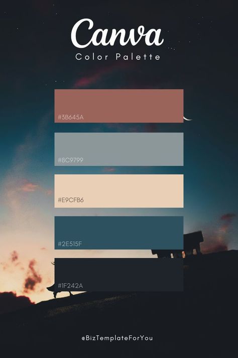 Discover Canva's color palette codes to create eye-catching designs for your projects. Easily find and use color codes in Canva for seamless design customization and branding. Elevate your visual content with Canva's color palette codes today! canva colors | canva colors palette | canva colors code | canva color palette codes | muted color palette | neutral pastel color palette | aesthetic color palettes | boho color palette Canva Color Palette Codes Blue, Instagram Theme Ideas Color Schemes, Color Palette Codes, Canva Color Palette Codes, Aesthetic Color Palettes, Canva Color Palette, Yoga Branding Design, Color Palette Aesthetic, Canva Colors