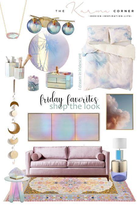 Iridescent Living Room Decor, Iridescent Bedroom Ideas, Iridescent Living Room, Holographic Room Aesthetic, Holographic Room Decor, Iridescent Decor House, Holographic Interior Design, Iridescent Kitchen Decor, Iridescent Bedroom Decor