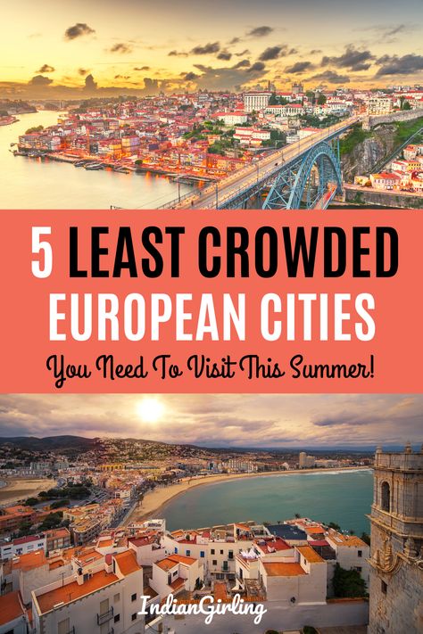 I won't blame you if you want to avoid the crowds in the summer in Europe! These 5 cities in Europe are perfect if you're looking for a quiet holiday in Europe that are full of culture, beaches, food and fun. #valencia #porto #galway #naples #bayofkotor #europecitiestovisit #bucketlist #citybreaksineurope #summereuropetravel #summereuropedestinations #europetraveltips European Cities To Visit, Best Cities In Europe, Cities To Visit, Travel Spain, Europe Itineraries, European Cities, Cities In Europe, Europe Vacation, Visit Europe