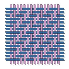 Art Quill Studio: The Three Basic Weaves - Twill Weave [1]Art ResourceMarie-Therese Wisniowskiway through purple?  ? change color part Weaving Loom Projects, Weaving Tutorial, Weaving Yarn, Paper Weaving, Fibre And Fabric, Woven Fabrics, Bead Loom Patterns, Twill Weave, Buy Fabric