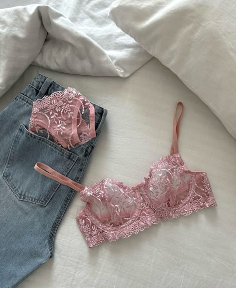 Cute Bra Set, Bra Aesthetics And Beauty, Bra And Under Set, Cute Lingerie Sets, Bra Outfit, Cute Sleepwear, Diy Vetement, Fall 2024 Fashion, Bra Sets