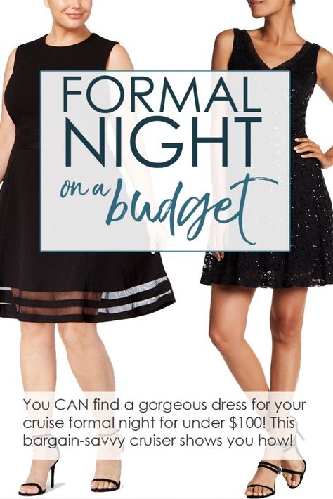 How to find a cruise formal night dress for under $100! Tips and tricks for finding your perfect elegant cocktail dress or evening gown on a budget. Cruise Formal Night Dress, Formal Night On Cruise Dresses, Formal Night On Cruise, Formal Night Dress, Cruise Formal Night, Cruise Dresses, Cruise Tips And Tricks, Sensual Dress, Cruise Attire