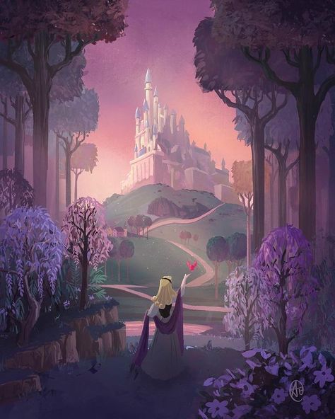 Infinite zoom illustration using procreate and Mental canvas or endlesspaper Infinite Zoom Art, Dream Poster, Sleeping Beauty Maleficent, Once Upon A Dream, Disney Princess Aurora, Images Disney, Sleeping Beauty Castle, Wallpaper Disney, Beauty Posters