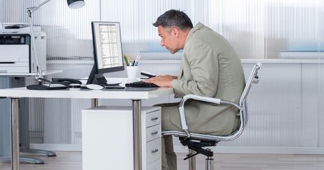 A “hunched over” posture causes muscles to shorten and become tight overtime, causing back pain. Better posture and exercises can help alleviate this pain. Hunched Over Pose, Desk Posture, Dowager's Hump, Posture Fix, Text Neck, Forward Head Posture, Drink If, Retirement Party Ideas, Posture Support