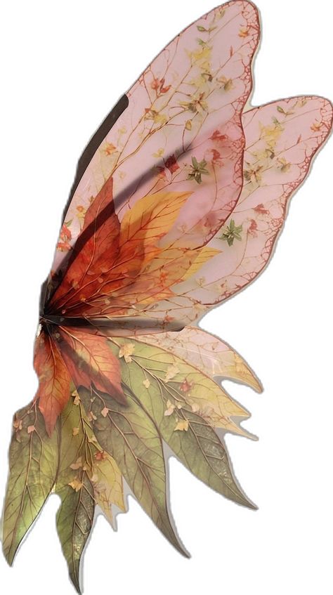 Custom Fairy Wings, Fairy Wings Fabric, Handmade Fairy Wings, Forest Fae Aesthetic, Earth Fairy Wings, Types Of Fairy Wings, Nature Fairy Wings, How To Make Fairy Wings, Butterfly Wings Aesthetic