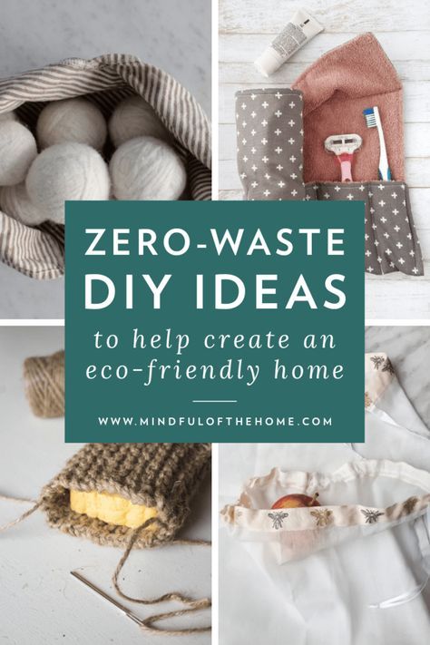 If you want to become more sustainable, start focusing on reusing items as much as possible. And instead of buying new zero-waste products, make your own! These zero-waste DIY ideas for reusable products will help you transition to a more eco-friendly and plastic-free lifestyle. #zerowaste #DIY #sustainable #plasticfree #mindfulofthehome #ecofriendly #zerowasteliving #sustainability Sustainable Diy, Waste Free Living, Reusable Products, Environmentally Friendly Living, Zero Waste Swaps, Eco Friendly Diy, Zero Waste Kitchen, Free Lifestyle, Waste Free