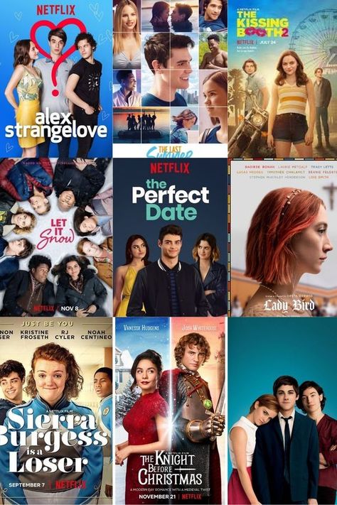 Netflix Movies To Watch Romantic Comedy, Romcom Netflix Movies, Popular Netflix Movies, Romantic Movie Recommendation, Romance Netflix Movies List, Teen Series On Netflix Best, Best Romance Movies To Watch, The Best Romantic Movies, Best Teen Movies On Netflix