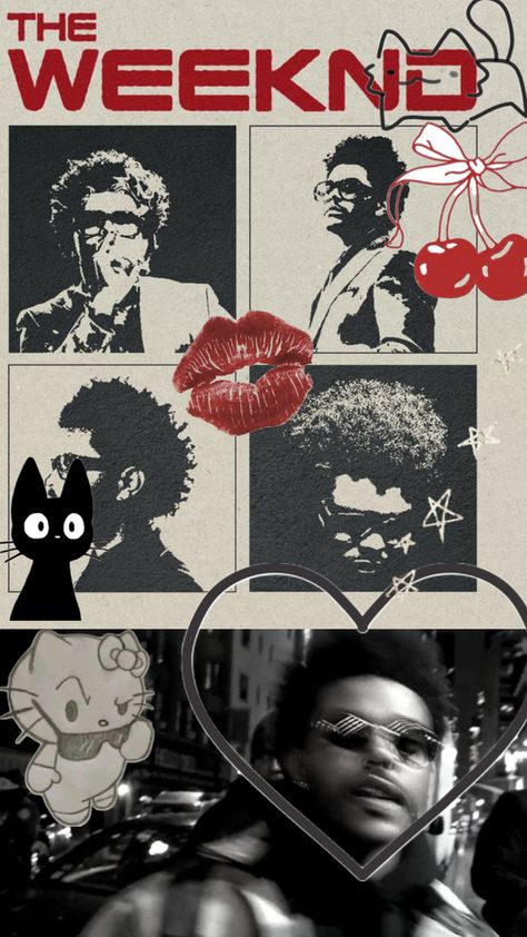 The Weekend Collage, The Weekend Wallpaper Aesthetic, The Weeknd Background, The Weeknd Wallpaper Iphone, Weeknd Poster, Weekend Aesthetic, The Weeknd Albums, The Weeknd Songs, Starboy The Weeknd