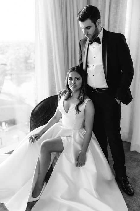 Wedding Gown And Suit, Wedding Hotel Room, Wedding Video Inspiration, Bride Groom Photoshoot, Shooting Couple, Groom Photoshoot, In The Mood For Love, Sky City, Mood For Love