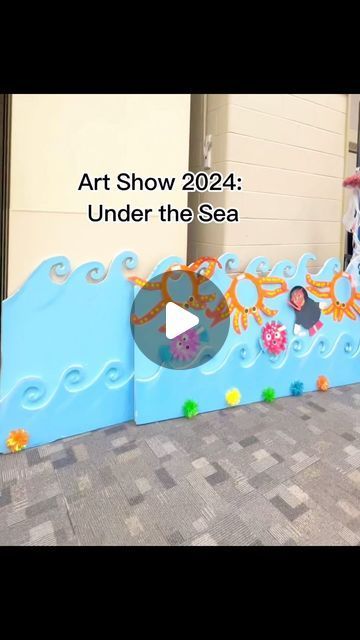 The Preschool at DUMC on Instagram: "Art show 2024 is in the books! Your kids worked so hard on all their projects and we couldn’t be more proud! Keep an eye out for videos showcasing each art show theme! 🖼️ 🎨   Up first- Under the Sea! 🌊 🪸   #art #kidart #artshow #prek #preschool #kindergarten #teach #teacher #teachers #underthesea #kidcrafts #ocean #oceancreatures" Ocean Art Projects, Under The Sea Animals, Ocean Theme Preschool, Under The Ocean, Sea Art, Ocean Themes, Ocean Creatures, Ocean Animals, Preschool Kindergarten