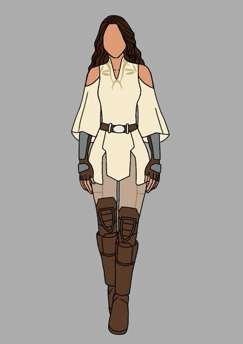 Female Jedi Robes Concept Art, Jedi Clothes Female, Star Wars Royalty Outfits, Jedi Inspired Outfit Female, Starwars Aesthetic Outfit, Star Wars Clothes Design, Jedi Survivor Outfits, Female Star Wars Outfits, Star Wars Shifting Outfits