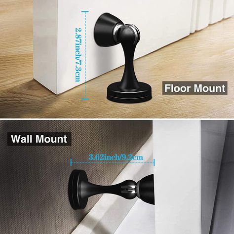 Door Magnet Stopper, Magnetic Door Stopper, Door Stopper Ideas, Room Layout Design, Hall And Stairs, Sweet Room, Contemporary Interior Doors, Hidden Safe, Door Magnet