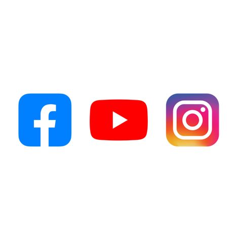 Insta Facebook Youtube Png, Youtube Logo Template, Fb Insta Youtube Logo Png, Youtube And Instagram Logo, Youtube Bennar Logo, Youtube Instagram Logo Png, Facebook Whatsapp Instagram Logo Png, Facebook Youtube Logo, Facebook Instagram Youtube Logo Png