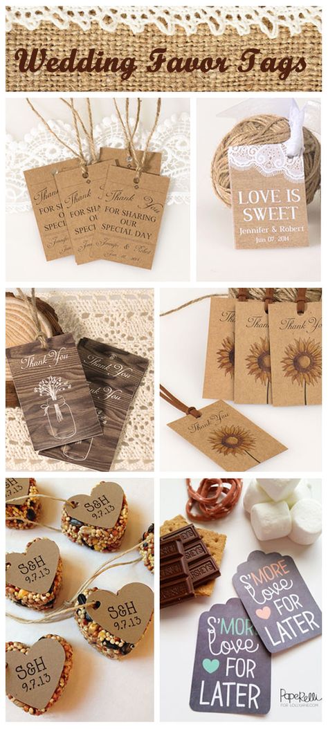 beautiful rustic wedding favor tags ideas Italian Reception, Favor Bag Ideas, Batchelor Party, Diy Souvenirs, Tags Ideas, Homemade Wedding Favors, Wedding Toast, Creative Wedding Favors, Homemade Wedding