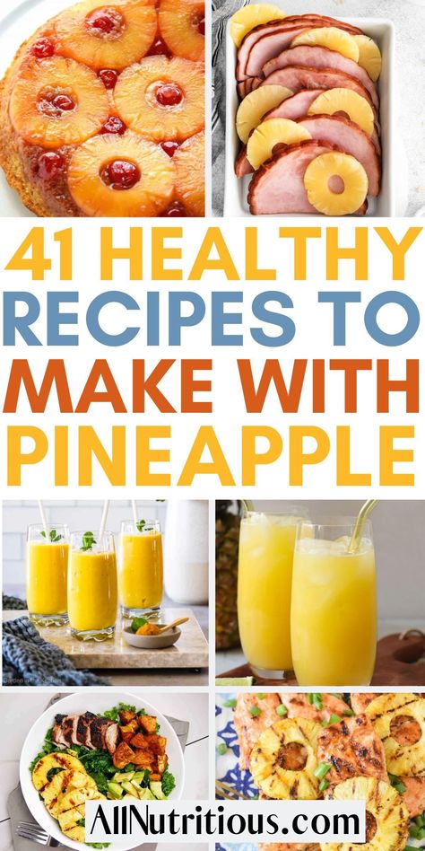 Explore the best food and drink with pineapple. Discover surprisingly healthy meal ideas and easy dessert recipes for a crowd that will keep your taste buds dancing. Snacks With Pineapple, Fresh Pineapple Recipes Dinner, Easy Pineapple Recipes, Fresh Pineapple Recipes Healthy, Pineapple Healthy Recipes, Recipes Using Fresh Pineapple, Orgeat Recipe, Pineapple Recipes Healthy, Fresh Pineapple Recipes